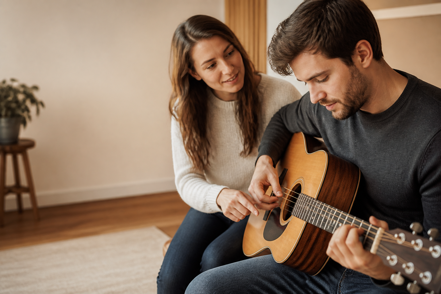 Indywidualna lekcja gry na gitarze
